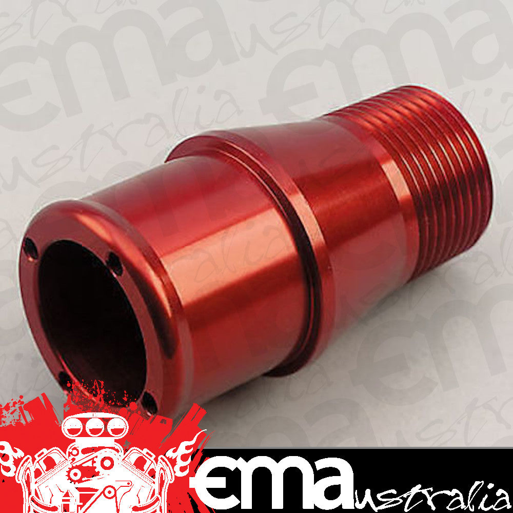 Meziere MZWP1150R Meziere Straight 1" Npt Male to 1-1/2" Short Hose Fitting Red