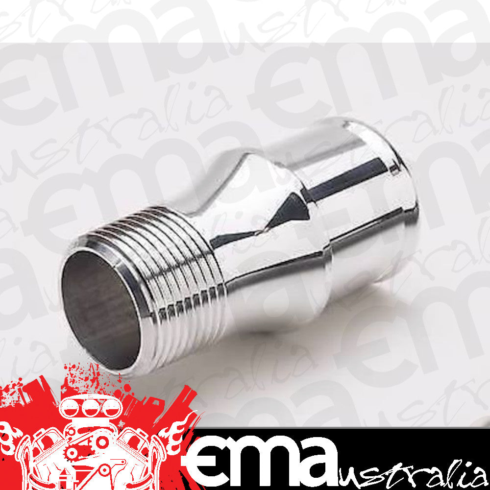 Meziere MZWP1150U Meziere Straight 1" Npt Male to 1-1/2" Short Hose Fitting Polished
