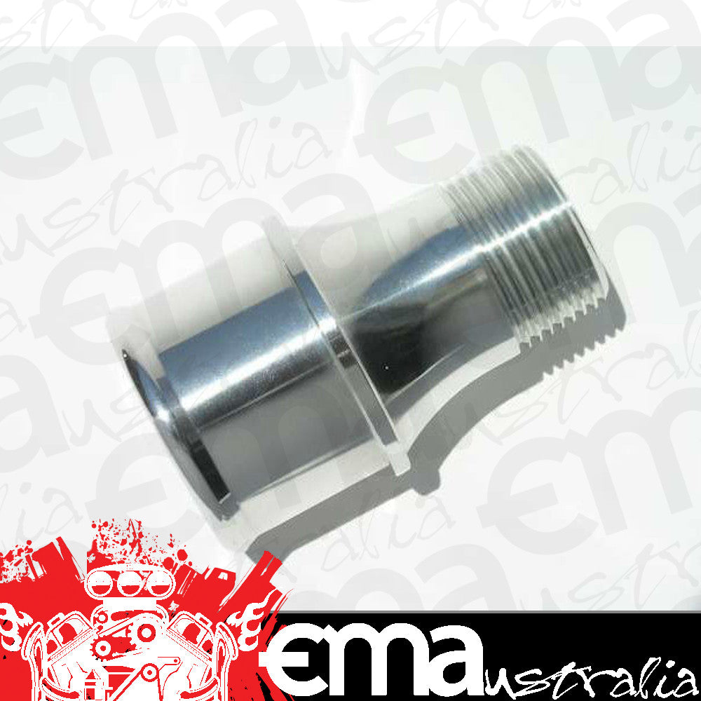 Meziere MZWP1175C Straight 1" Npt Male to 1-3/4" Short Hose Fitting Chrome