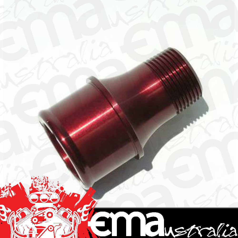 Meziere MZWP1175R Meziere Straight 1" Npt Male to 1-3/4" Short Hose Fitting Red