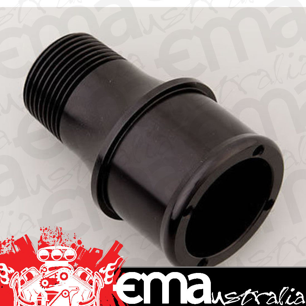 Meziere MZWP1175S Meziere Water Pump Inlet Fitting 1" Npt Male to 1.75" Hose Black