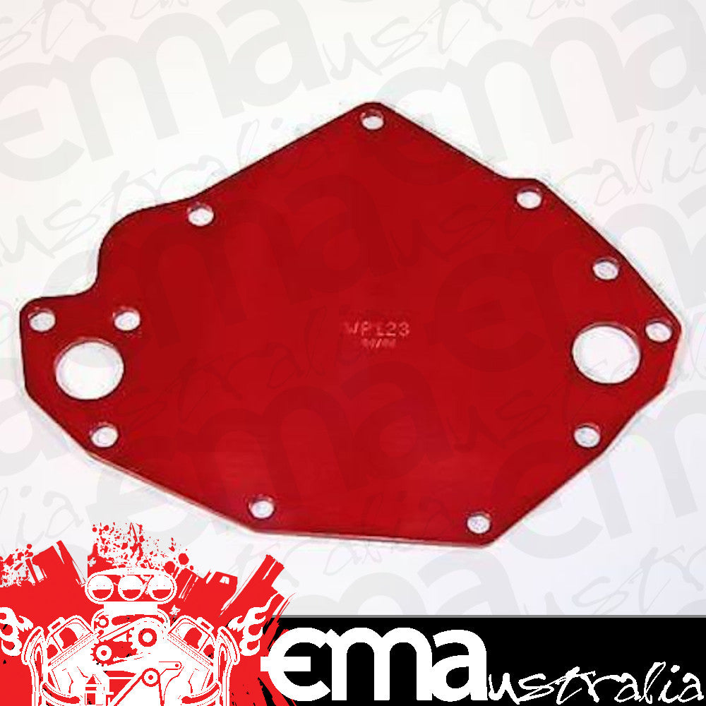 Suits Ford Cleveland 302-351CID Water Pump Backing Plate Material: Billet aluminum Electric for SB 302-351C Red Meziere MZWP123R