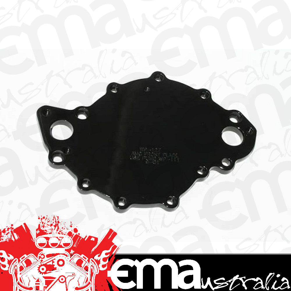 Meziere MZWP127S Amc 360-401 Backing Plate Black Finish Mates w/ Wp111 Pump
