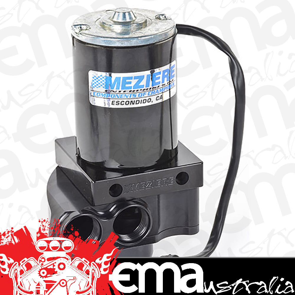 Meziere | MZWP137S | Remote Mount Electric Water Pump Black Finish 2 Outlets 20Gpm Standard Motor