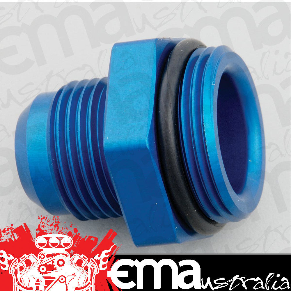Meziere MZWP16012B Remote Water Pump Fiting -16 An Orb Male to -12 An Male Blue