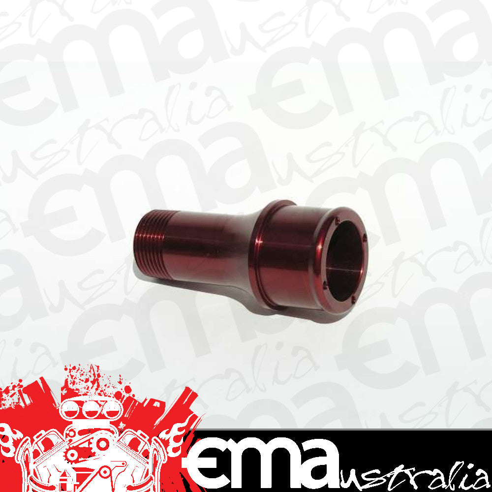 Meziere MZWP2175R Meziere Straight 1" Npt Male to 1-3/4" Long Hose Fitting Red