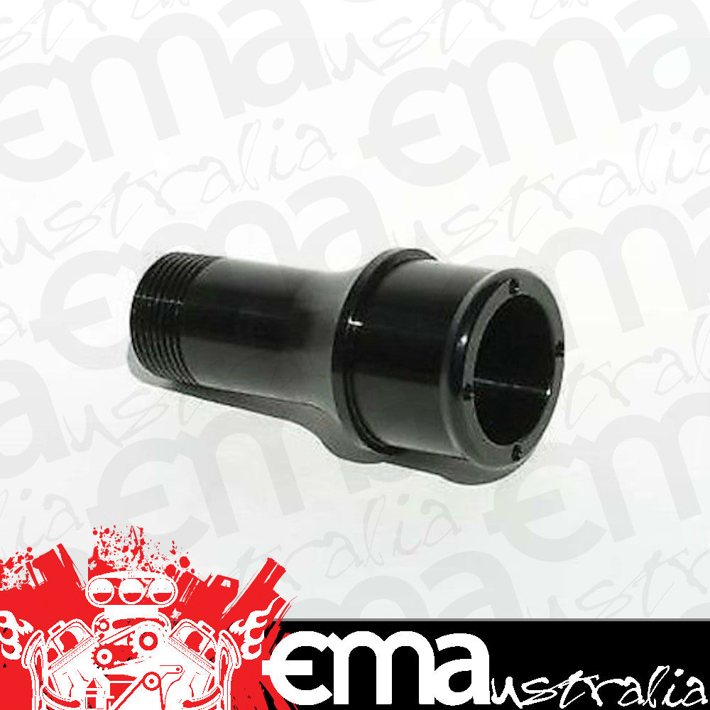 Meziere | MZWP2175S | Straight 1" Npt Male to 1-3/4" Long Hose Fitting Black