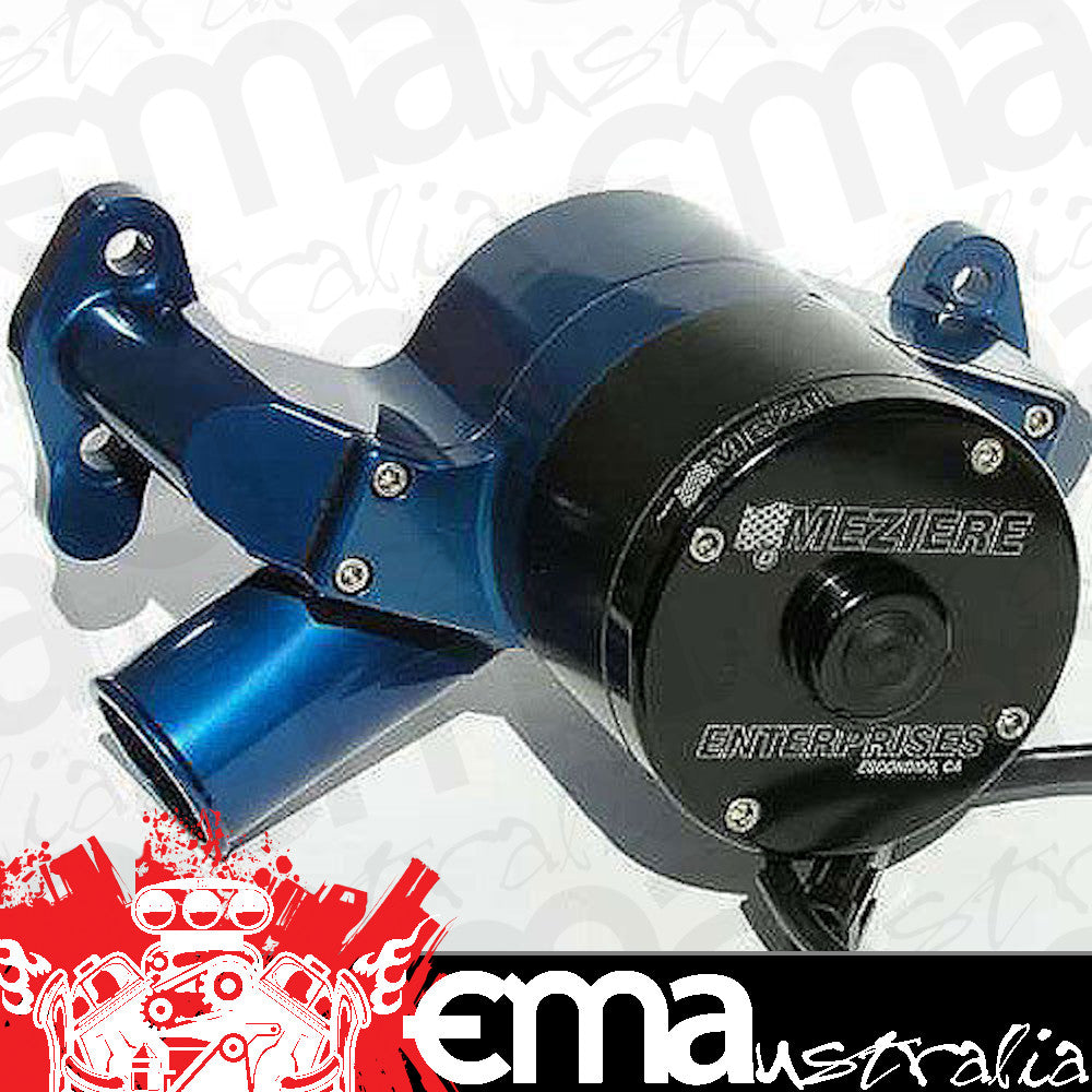 Meziere MZWP301B Meziere Chev SB 262-400 Electric Water Pump 300 Series 55Gpm Blue