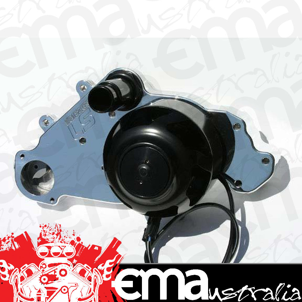 Chev/Holden LS1-LS8 V8 (See notes) 300 Series Electric 55Gpm Water Pump LS1 Chrome Meziere MZWP319C