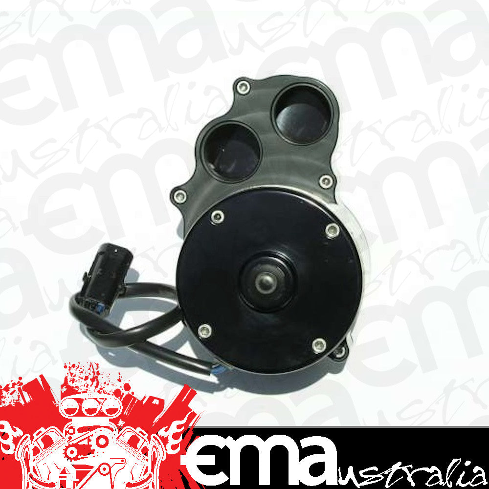 Meziere MZWP337 Electric Water Pump Remote Mount Inline 1 In 2 Out Black Finish 55Gpm Standard Motor