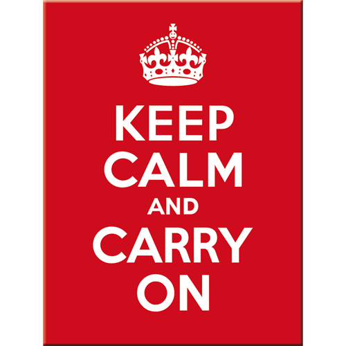 Nostalgic-Art 5114291 Magnet Keep Calm and Carry On