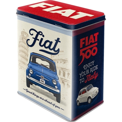 Nostalgic-Art 5130152 Tin Box Large Fiat 500