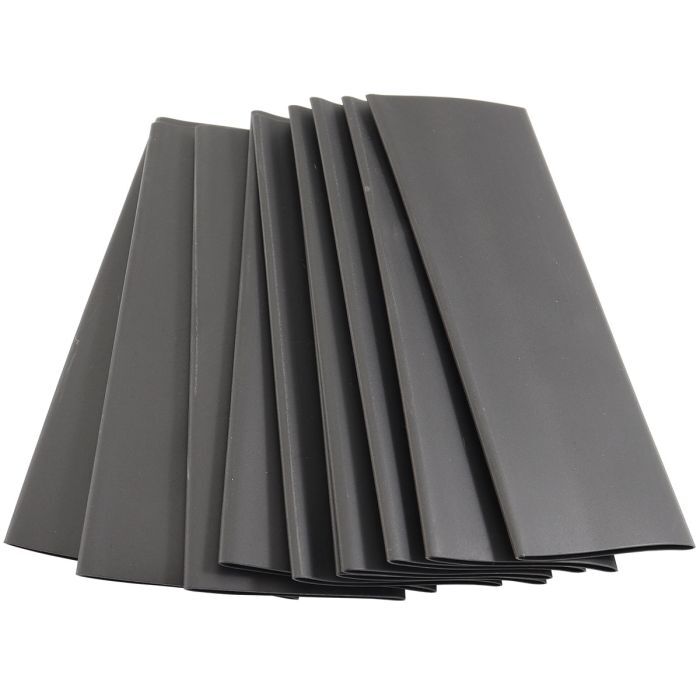Aeroflow AF49-8989BLK Black Heat Shrink Refill Kit 1" (25mm) 10 Piece Kit, 4-1/4 Inch Long, 2:1 Shrink Ratio