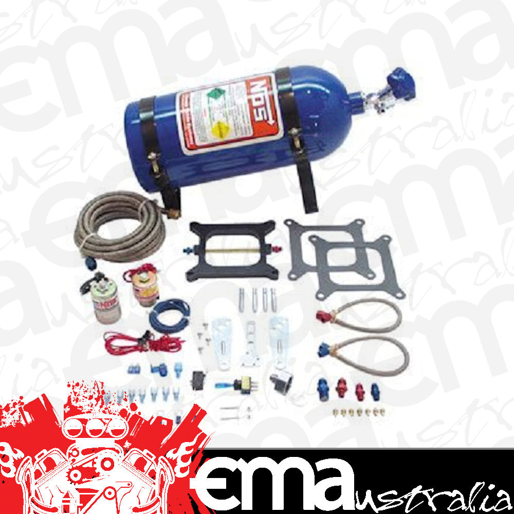 Nitrous Oxide (NOS) NOS02101 Big Shot Single Stage Nitrous Kit 190-300 Horsepower Square-Bore Carbs