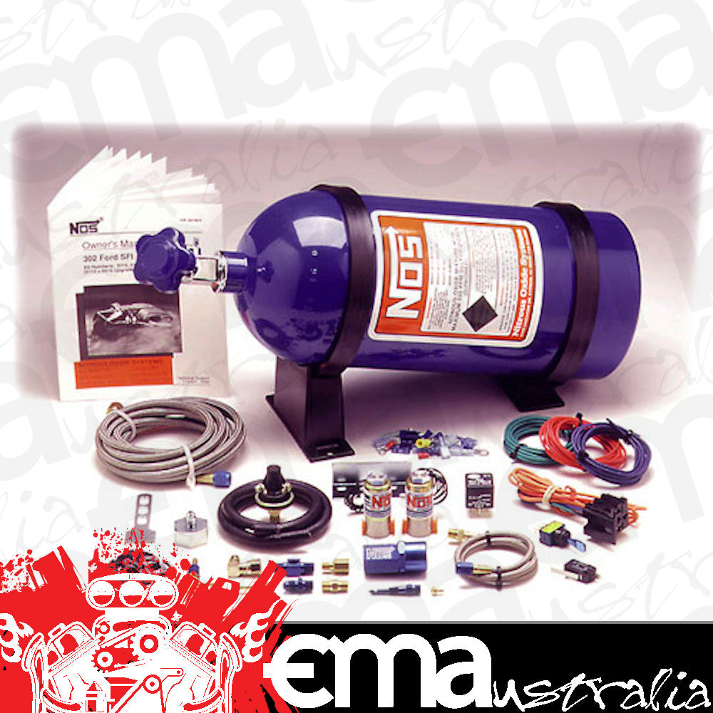 Nitrous Oxide (NOS) NOS05122 Universal 4 & 6 Cyl. EFI Nitrous Kit 40-75 Horsepower. Suits Any 4 & 6 Cyl. EFI Engine