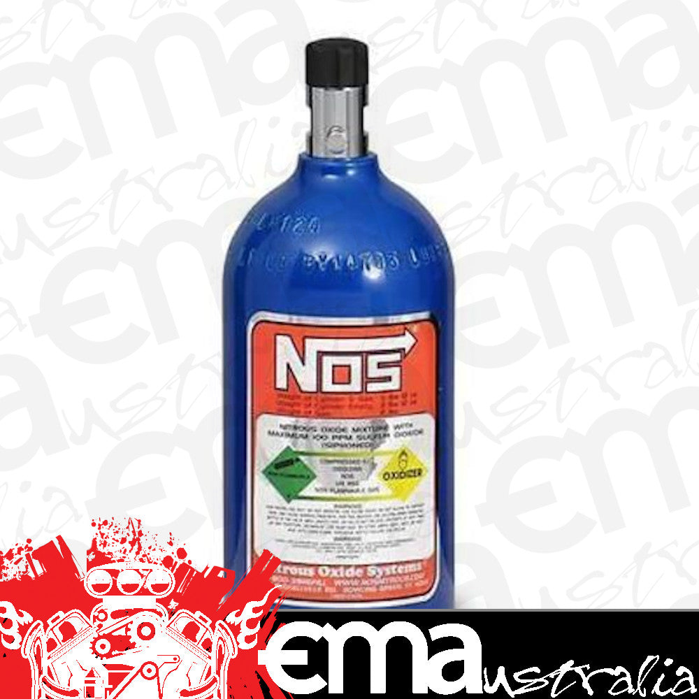 Nitrous Oxide (NOS) NOS14710 2lb Aluminium Nitrous Oxide Bottle 10.250" X 4.438"