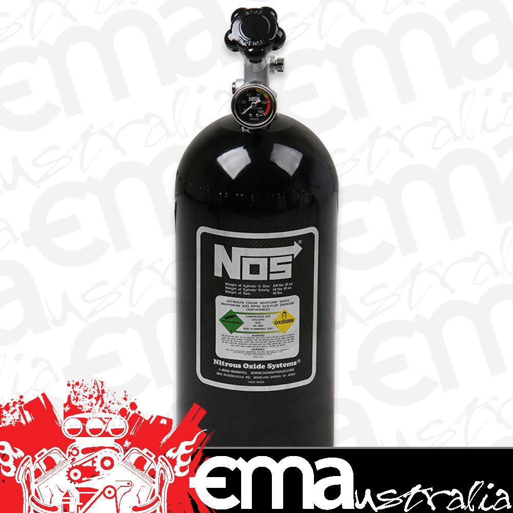 Nitrous Oxide (NOS) NOS14745B Bottle 10lb Black