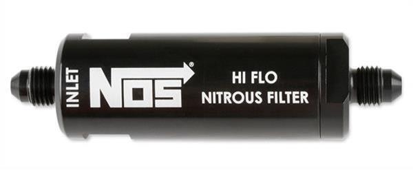 Nitrous Oxide (NOS) NOS15556 In-Line 140 Micron Hi-Flow Nitrous Filter -6AN