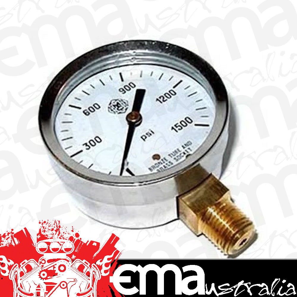 Nitrous Oxide (NOS) NOS15931 2-1/4" Racers Nitrous Pressure Gauge Kit 0-1500 PSI.