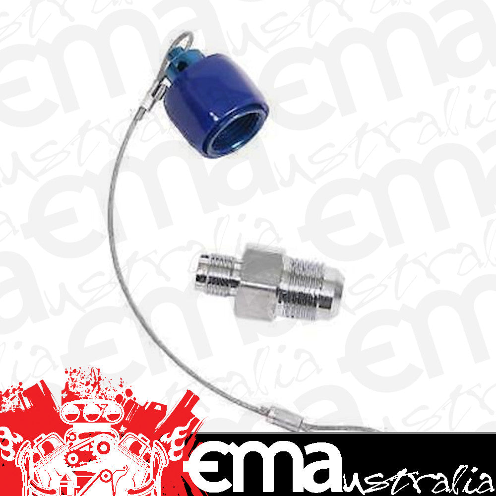 Nitrous Oxide (NOS) NOS16169 Safety Blow-Off Valve Adaptor -8AN 2Nd/3Rd Gen Super Hi-Flo