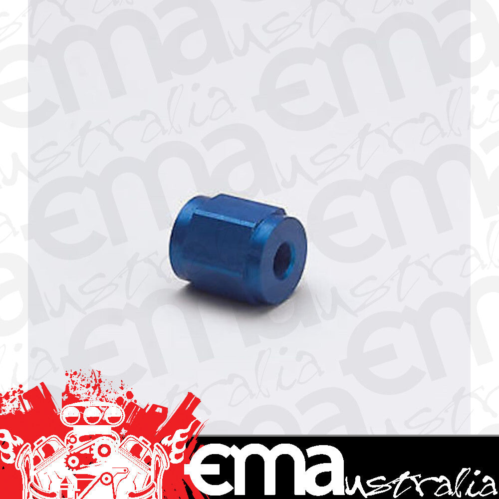Nitrous Oxide (NOS) NOS17550 Tube Nut -4 An 1/4" Tube Aluminium Blue Anodized 17550