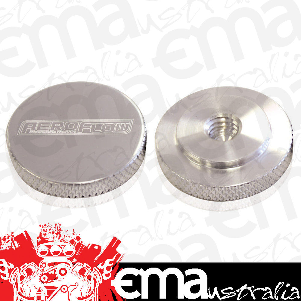 Aeroflow Performance Products AF55-1003 Air Cleaner Nut 5/16" Polishedfemale Thread 5/16" Unc