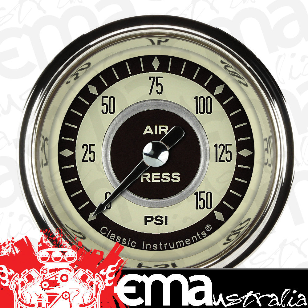 Classic Instruments NT118SHC Nostalgia VT - Air Pressure Gauge Full Sweep 2-1/8"
