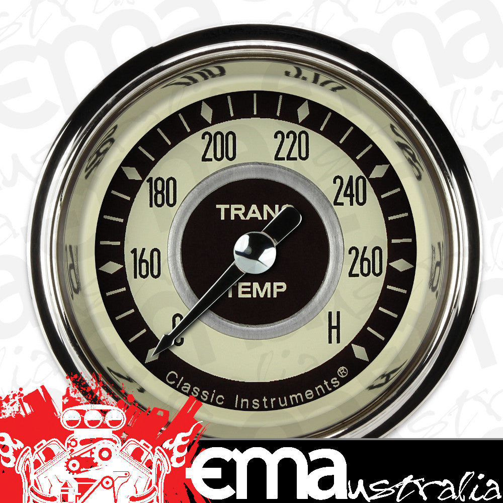 Classic Instruments NT127SHC Nostalgia VT - Transmission Temp Gauge Full Sweep 2-1/8"