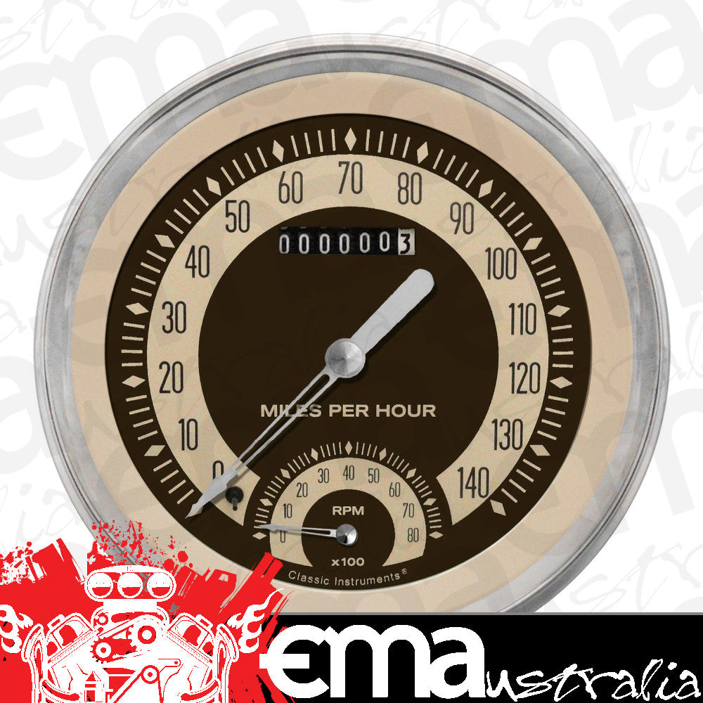 Classic Instruments NT50SLC Nostalgia VT 4 - 5/8" Speedtachular