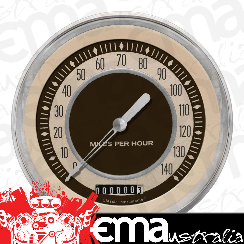 Classic Instruments NT56SLC Nostalgia VT - Speedometer Gauge 4-5/8"