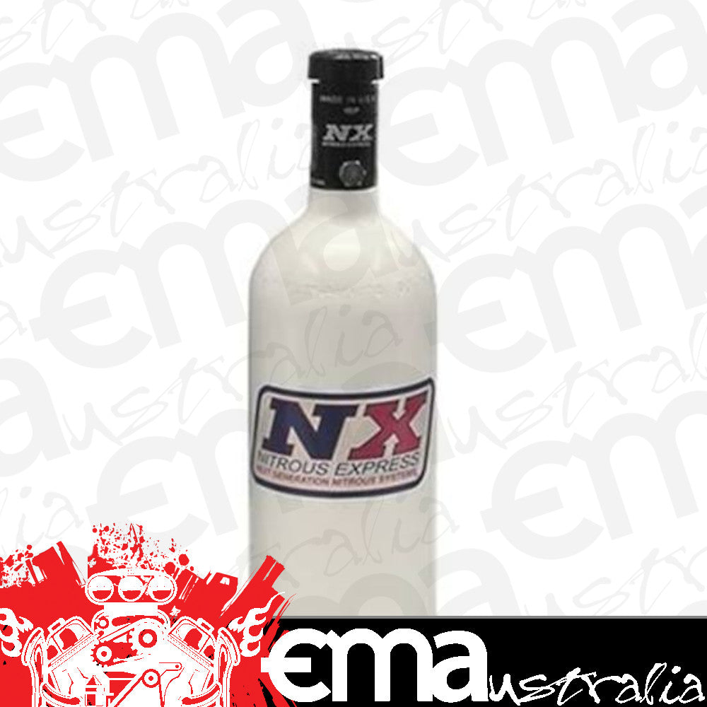 Nitrous Express 11010 1 LB BOTTLE W/ MOTORCYCLE VALVE (3.2 DIA. X 9.83 TALL)