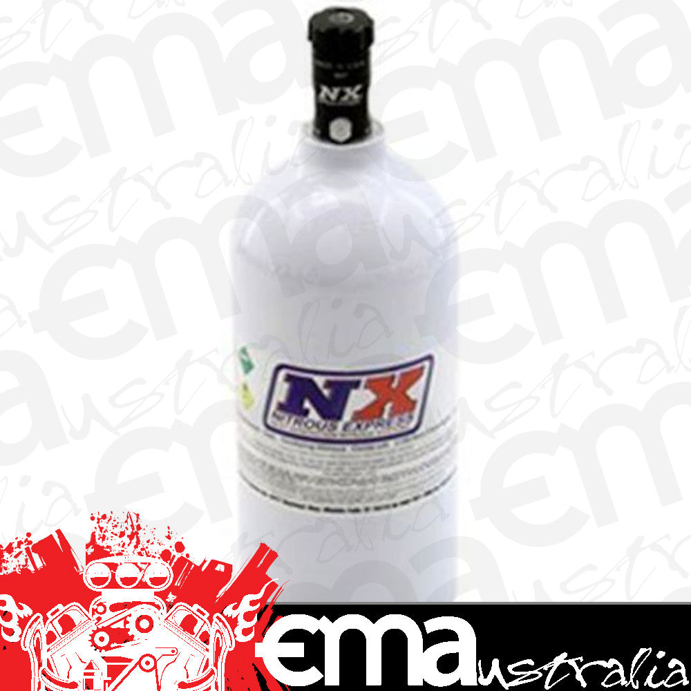Nitrous Express NX11025P Nitrous Bottle Polished 2.5 lb Aluminum White (each)