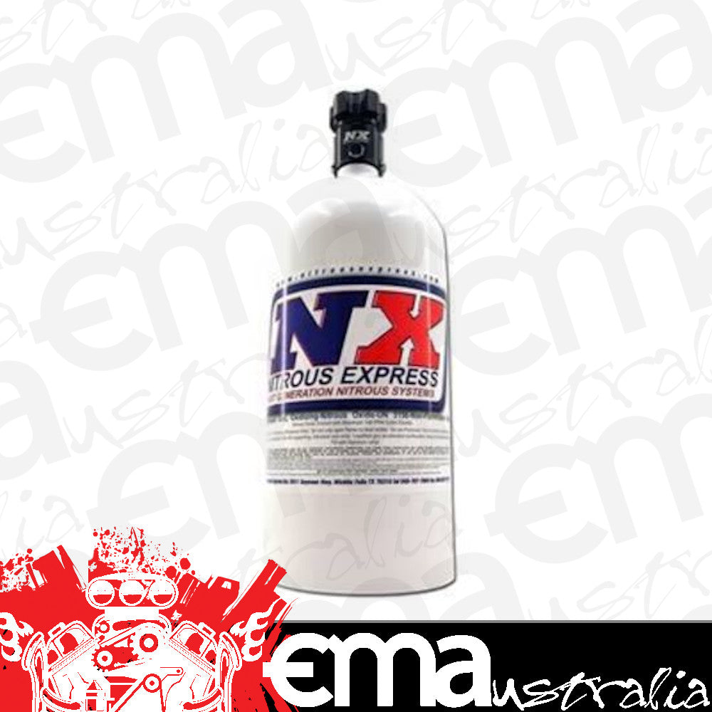 Nitrous Express 11055 5 LB BOTTLE W/ MOTORCYCLE VALVE (5.25 DIA. X 16.14 TALL)