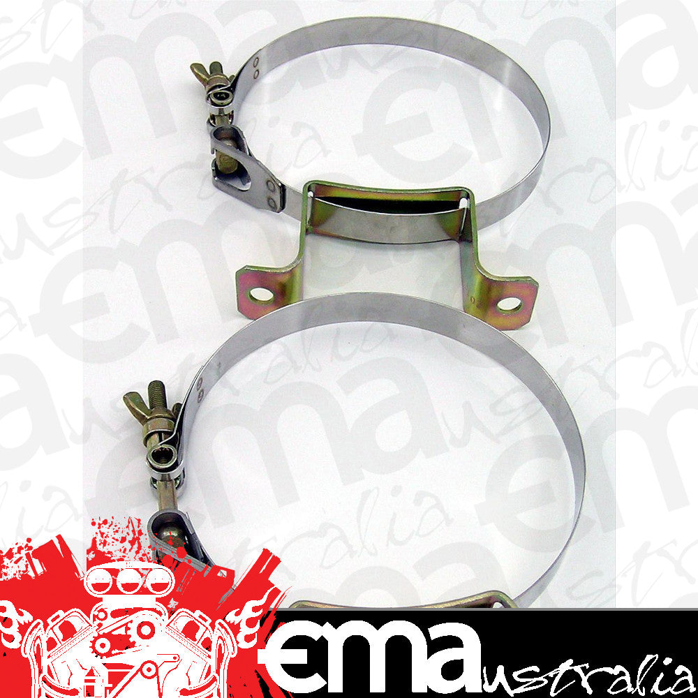 Nitrous Express 11106 STAINLESS STEEL BOTTLE BRACKETS FOR 10LB & 15LB ALUMINUM BOTTLES