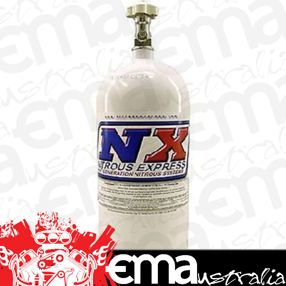 Nitrous Express 11150 15LB BOTTLE W/ LIGHTNING 500 VALVE (6.89 DIA. X 26.69 TALL)