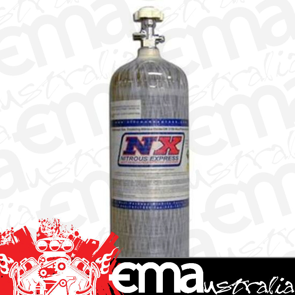 Nitrous Express 11152 COMPOSITE BOTTLE W/ LIGHTNING 500 VALVE (6.79 DIA. X 23.25 TALL)