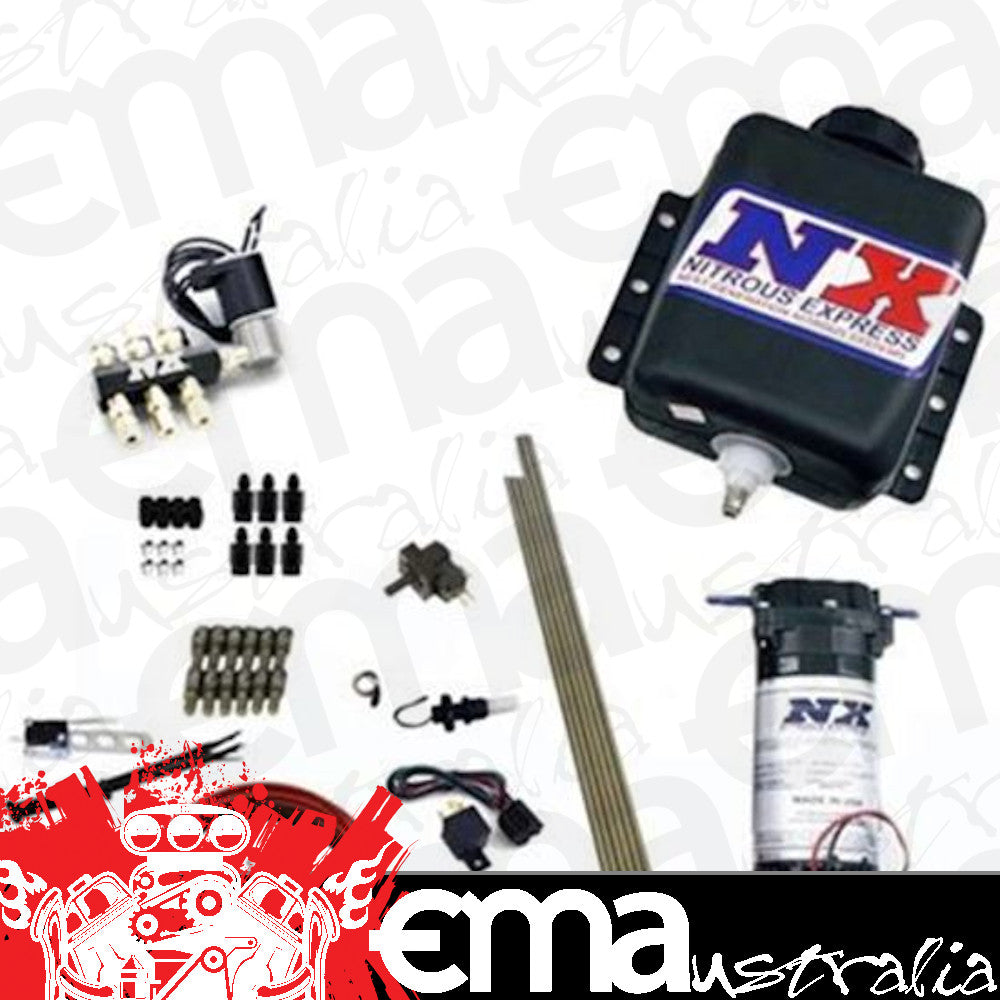 Nitrous Express 15121H Direct Port Water Methanol, 6 Cylinder Stage 1 w/ Hardlines
