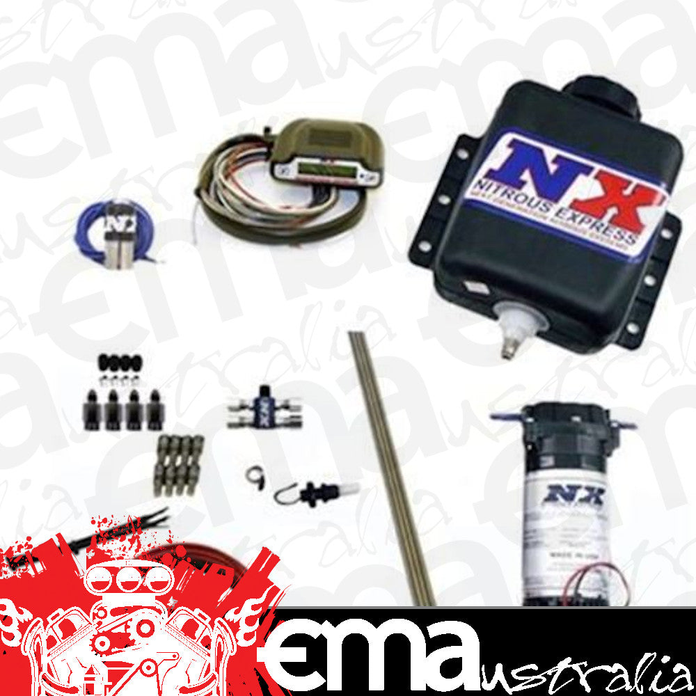 Nitrous Express 15125H Direct Port Water Methanol, 4 cylinder stage 2 w/ Hardlines
