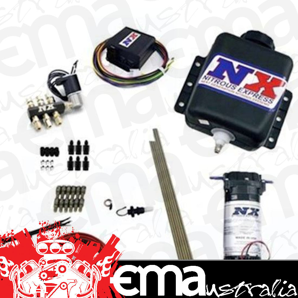 Nitrous Express 15126H Direct Port Water Methanol, 6 cylinder stage 2 w/ Hardlines