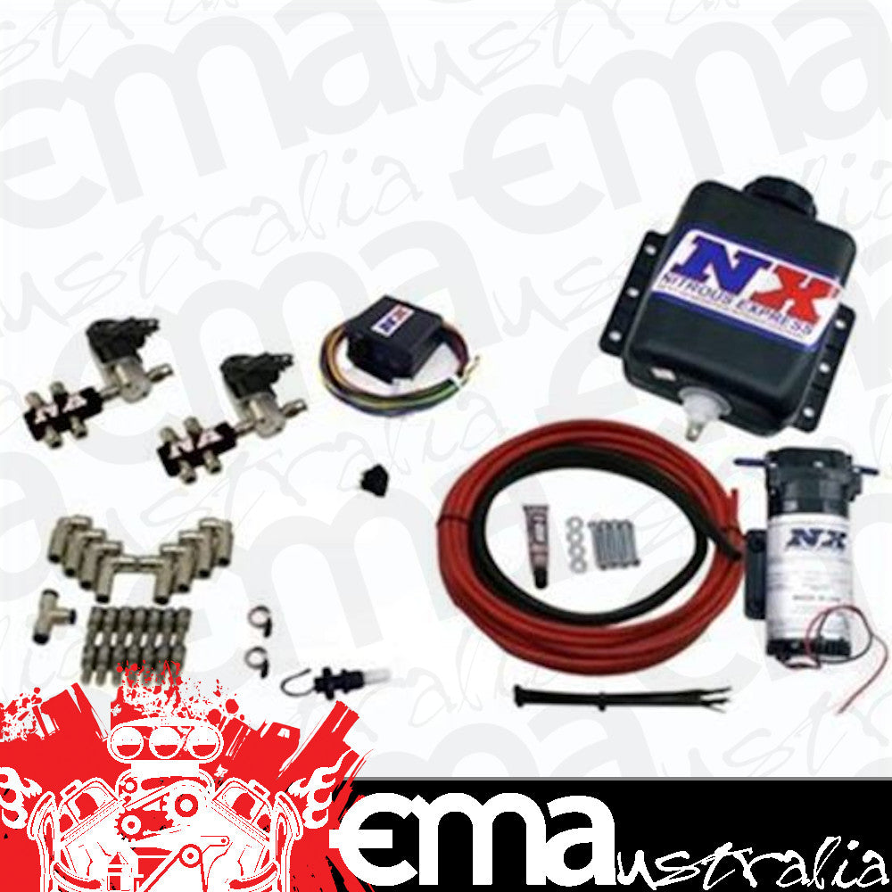 Nitrous Express 15127H Direct Port Water Methanol, 8 Cylinder Stage 2 w/ Hardlines