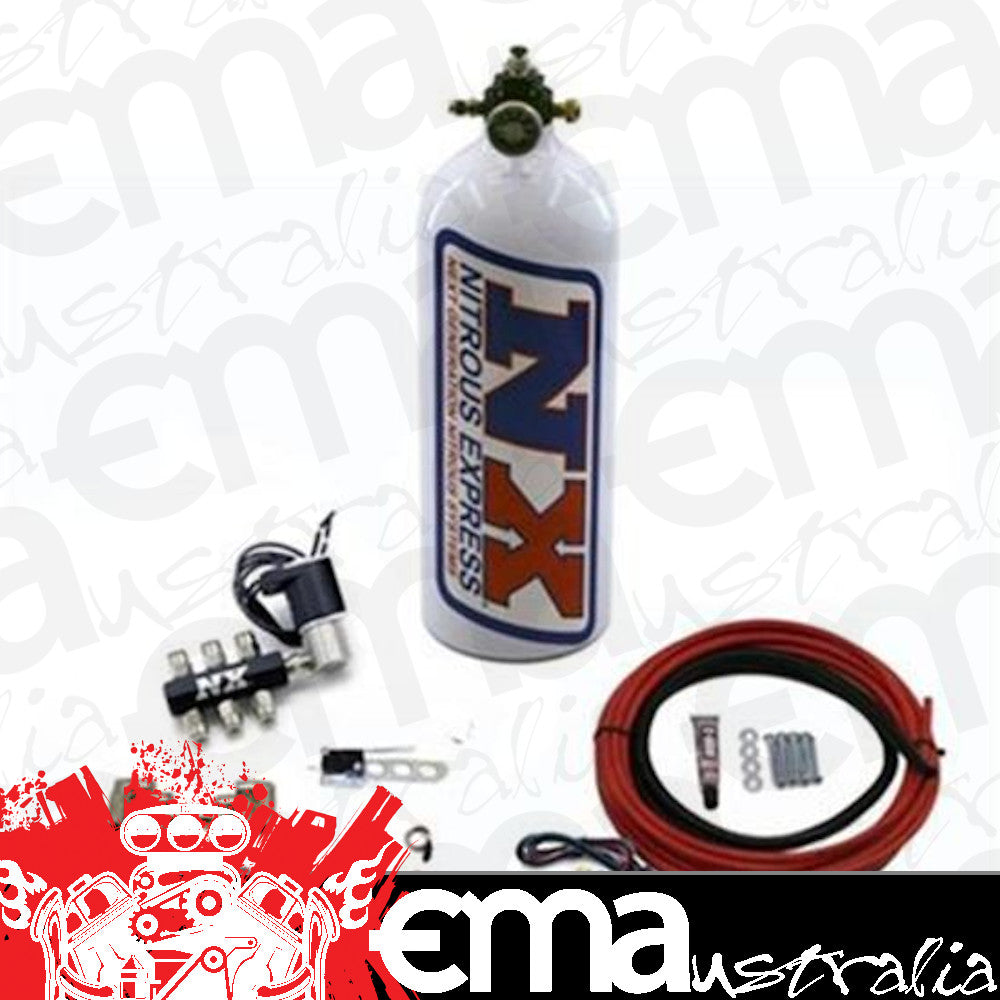 Nitrous Express 15136 PUMPLESS DIRECT PORT WATER METHANOL, 6 CYLINDER