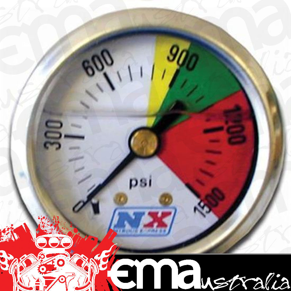 Nitrous Express 15508 NITROUS PRESSURE GAUGE ONLY (0-1500 PSI)