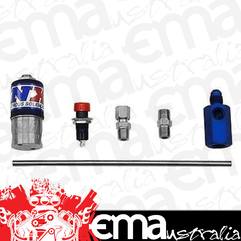 Nitrous Express 15601 NITROUS PURGE VALVE (6AN MANIFOLD, PUSH BUTTON, AND VENT TUBE)
