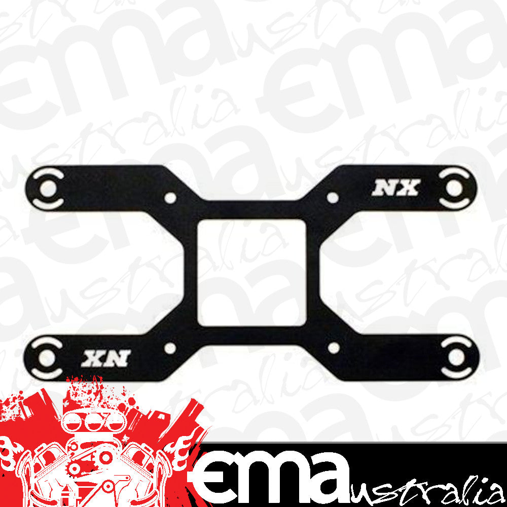 Nitrous Express 15728D CARB PLATE SOLENOID BRACKET FOR 4150 (4 solenoids)