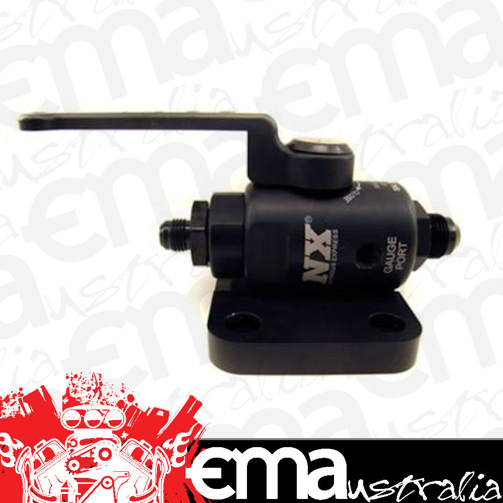 Nitrous Express 15851-4 Remote Shutoff Nitrous Valve, 4AN male inlet and outlet