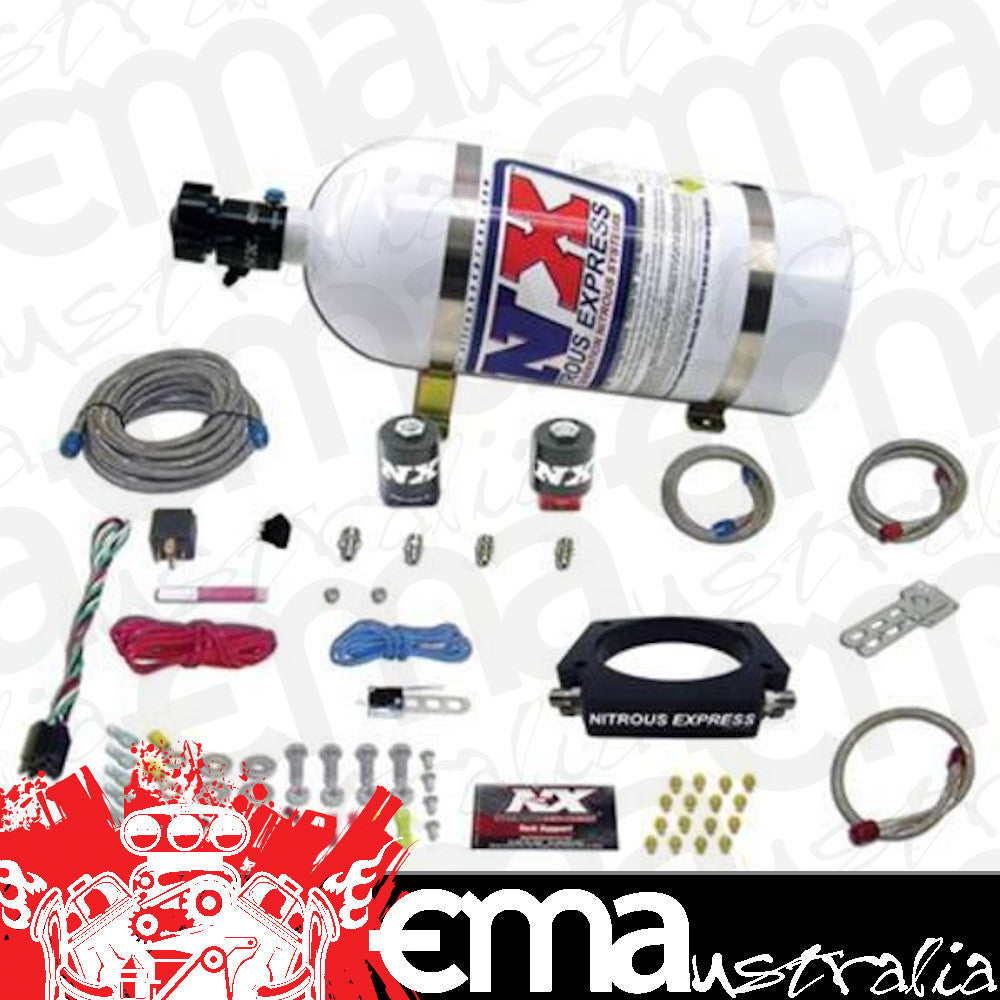 Nitrous Express 20934-00 LS 90mm PLATE SYSTEM (50-400HP) WITHOUT BOTTLE