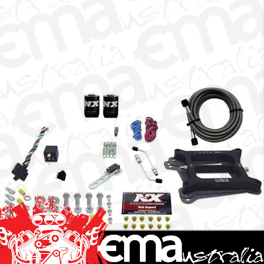 Nitrous Express 30040-00 4150 4-BBL/GASOLINE (50-100-150-200-250-300HP) LESS BOTTLE