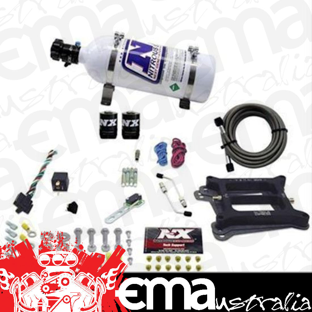 Nitrous Express 30040-05 4150 4-BBL/GASOLINE (50-100-150-200-250-300HP) WITH 5LB BOTTLE