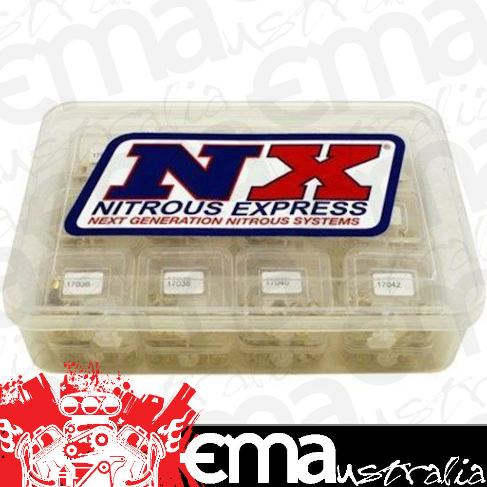 Nitrous Express 40001MP MASTER JET PACK (25 DIFFERENT JETS - 10 PER SIZE)