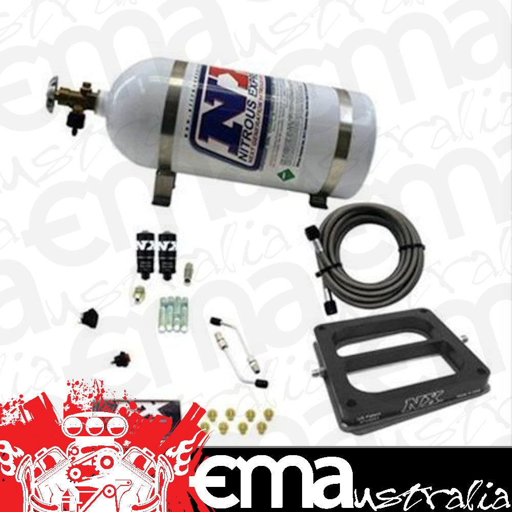 Nitrous Express 40070-10 Dominator HITMAN (100-150-200HP) WITH 10LB BOTTLE